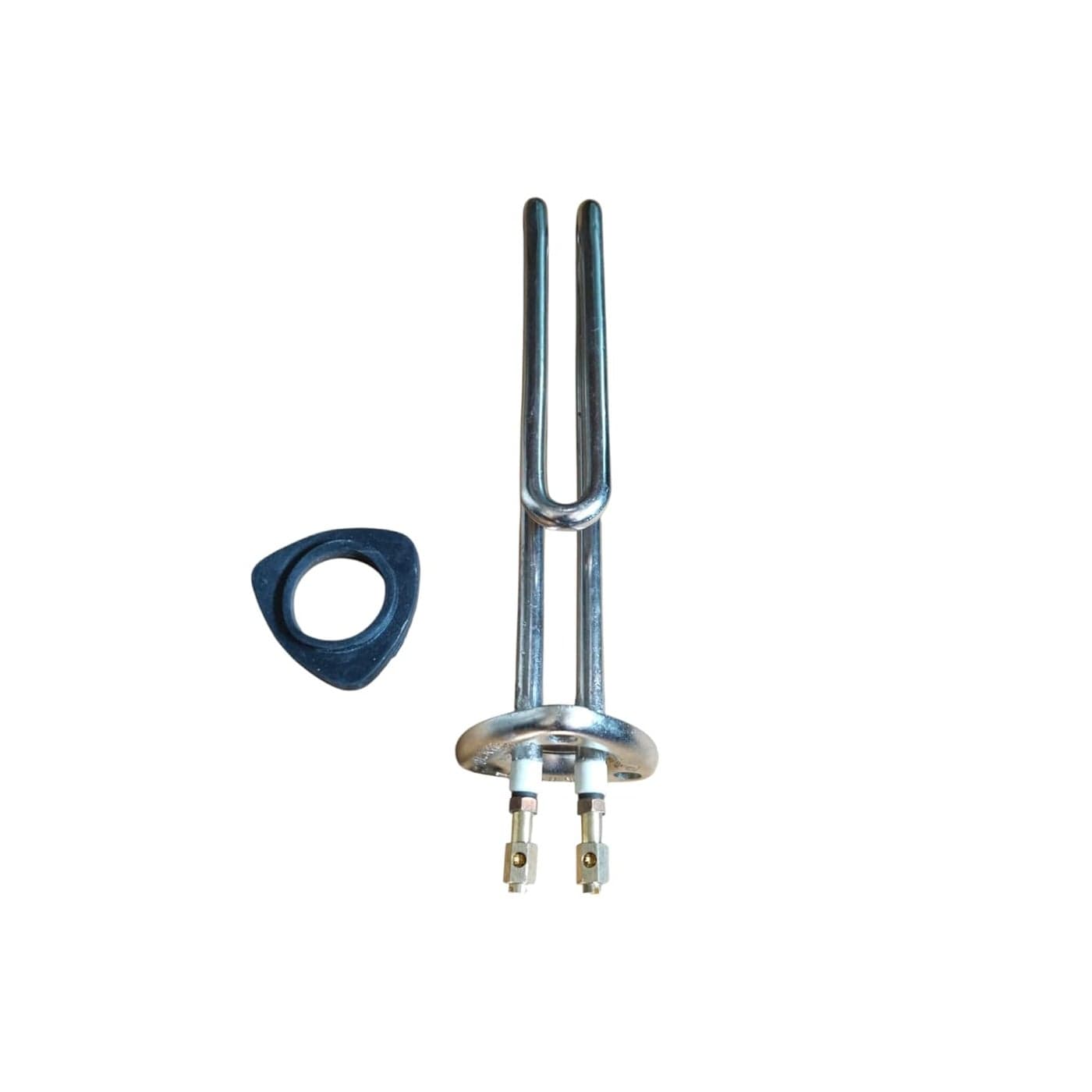Triangular Eco Geyser Heating Element Suitable for 3 and 5 L Geyser Match and Buy Eco Tikona coil 7 inch length and 5 5 5 Cm Triangular Flange size