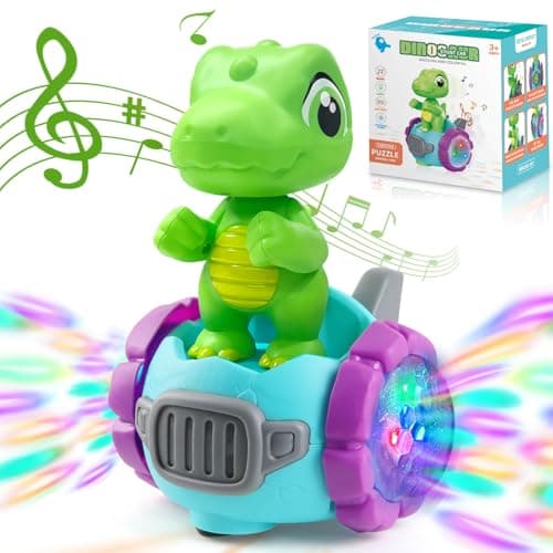 Beria Dinosaur Robot Car Toy with Lights Music Toddler Toys 13 Dinosaur Universal Cars Toys for 3 Year Old Boys Ages 24 Gifts for 13 4 5 6 7 Year Old Birthday Christmas