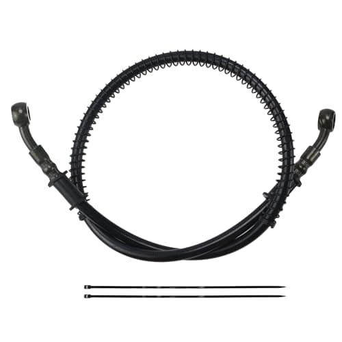 PRO BAT Braided Hydraulic Brake Hose Line Pipeline For Chinese GY6 Scooter ATV Go Kart 10mm039 Banjo Ends Black