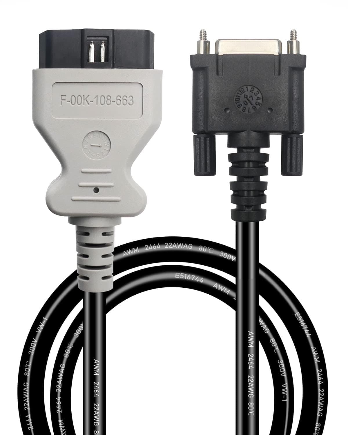 OBDii Diagnostic Tool OBD2 DLC Cable MDI 2 Main Test Cable Replace F00K108663 1699200142 EL521001 Fit for GM MDI 2 MDI II EL52100
