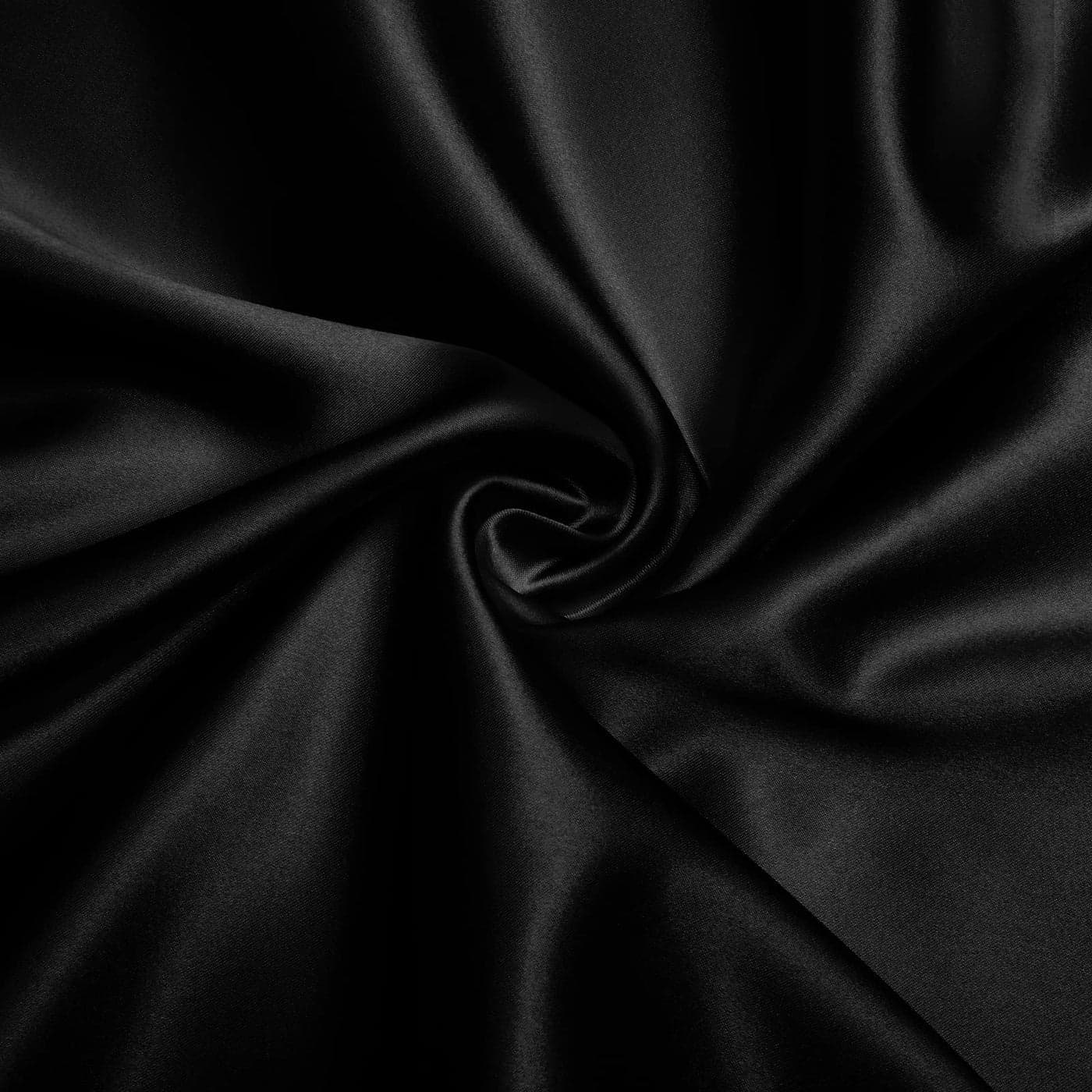 VACVELT Charmeuse Satin Fabric by The Yard 60 Inch Wide Black Satin Fabric Shiny Soft Cloth Fabric Silky Satin Fabric for Bridal Dress Wedding Decorations Crafts Sewing Draping 1 Yard
