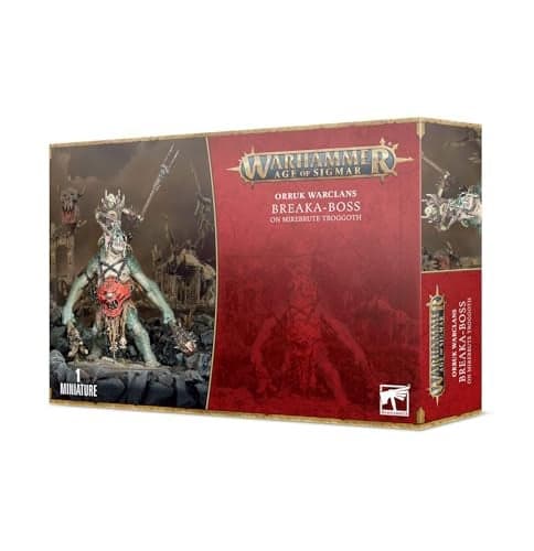 Games Workshop Age of Sigmar Orruk Warclans BreakaBoss On Mirebrute Troggoth