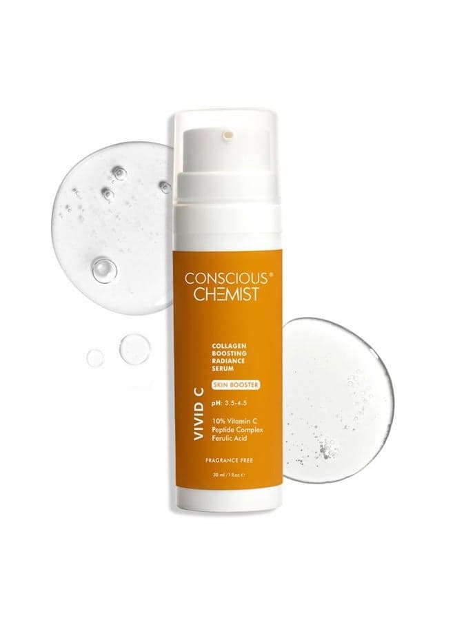 ® Dull Skin, Dark Circles & Fine Lines Treatment 10% Vitamin C Face Serum | For Glowing Skin Tested Oily With Ferulic Acid, Ethyl Ascorbic Acid Pha All Types