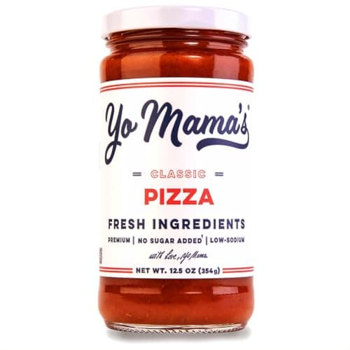 Yo Mama's Foods Keto Classic Pizza Sauce – Pack of (1) - No Sugar Added, Low Carb, Vegan, Gluten Free, Paleo Friendly, and Made with Fresh Non-GMO Tomatoes!