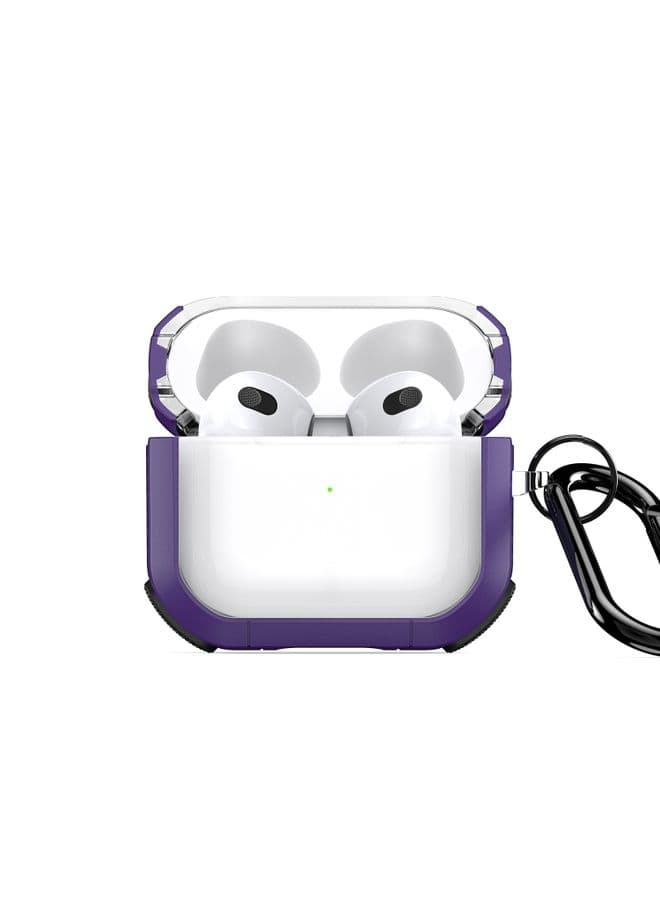 Case Cover For AirPods 3 DUX DUCIS PECD Series Earbuds Box Protective Case Purple