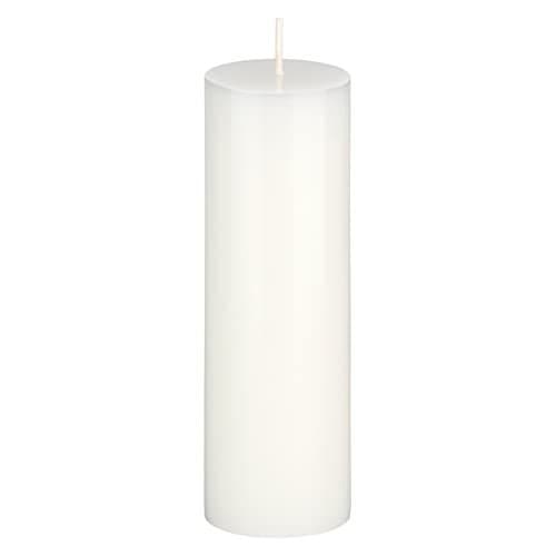 Mega Candles 1 pc Unscented Solid White Pillar Candles, Hand Poured Premium Wax Candle 2 Inch x 6 Inch, Home Décor, Spas, Weddings, Occasions, Party, Centerpieces, Holidays, Vigils, Prayers