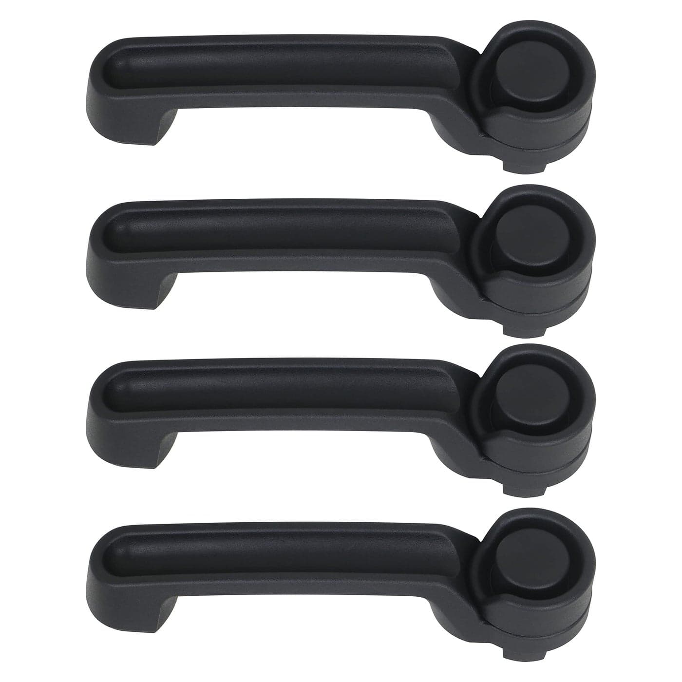 Exterior Door Handle 4pcs Compatible with 20072017 Jeep Wrangler JK 20082012 Jeep Liberty 20072011 Dodge Nitro Replaces 4589164AI 80614