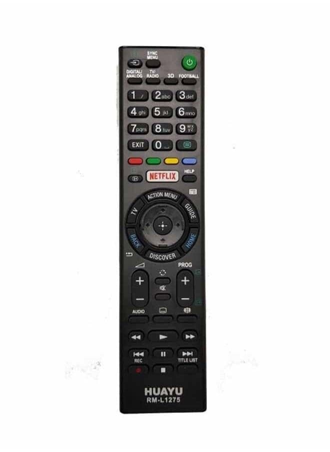 Compatible Remote Control For Sony Smart Tv Black