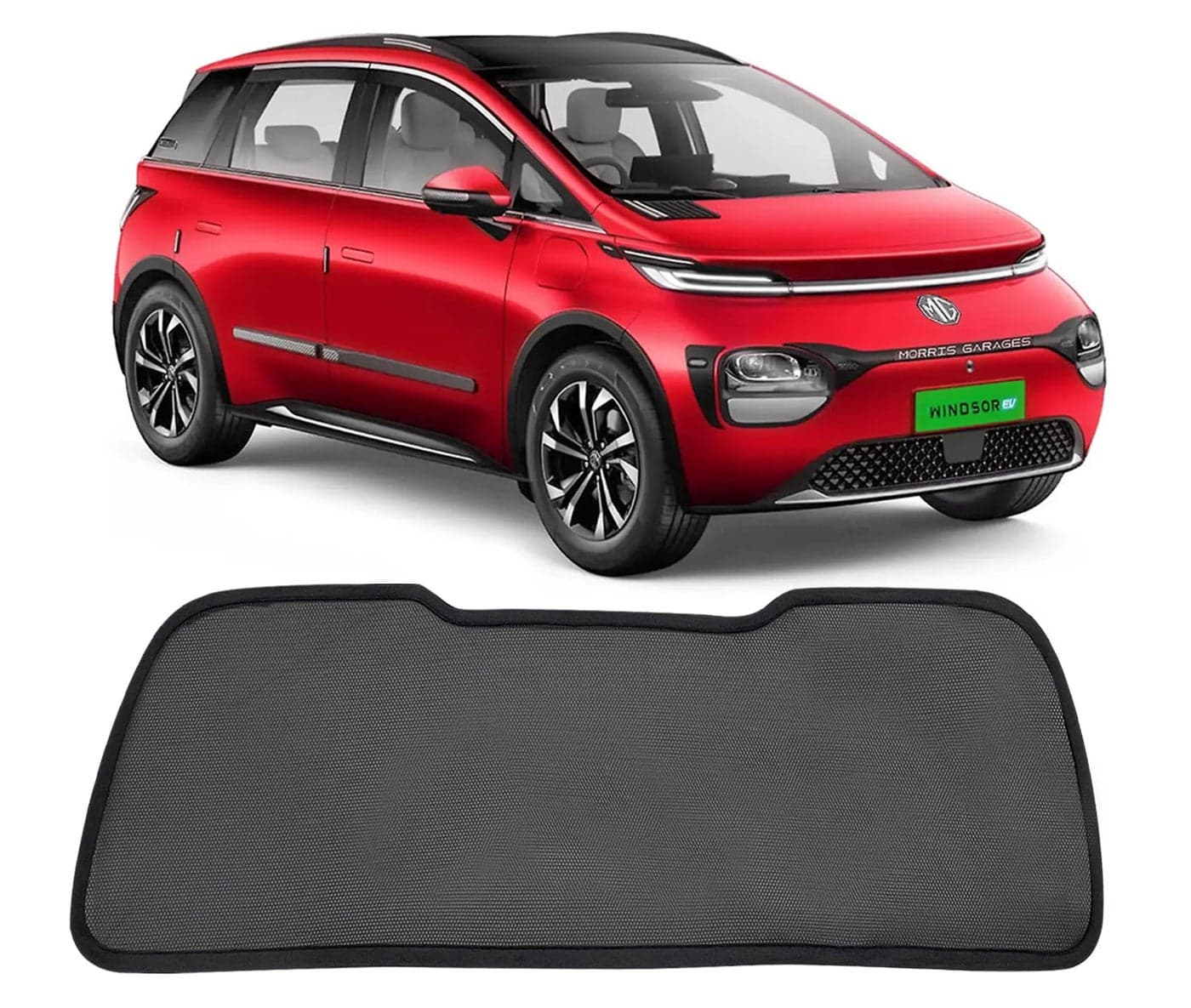 Autofact Dicky Curtain for MG Windsor | Custom Fit Rear Windshield Sunshade | UV & Heat Protection | Foldable Mesh | Privacy & Cooling Car Accessory