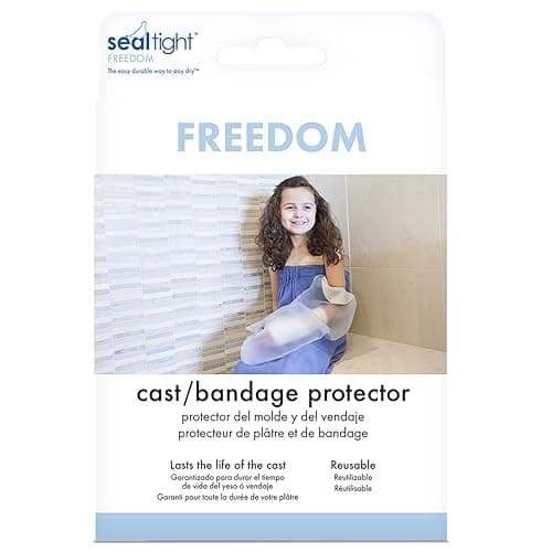 Brownmed - Seal-Tight Freedom Cast & Bandage Protector - Toddler & Child Arm Cast Protector for Shower & Swimming - Reusable, Waterproof Cast Shower Cover - Pediatric Arm