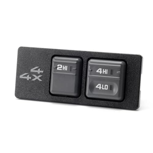 4WD Selector Switch for 1996-1999 Chevy Tahoe GMC K1500 K2500 Pickup Suburban Yukon 4x4 Four Wheel Drive Switch Transfer Case Control for 15969707,19168766,901-154,TCA43