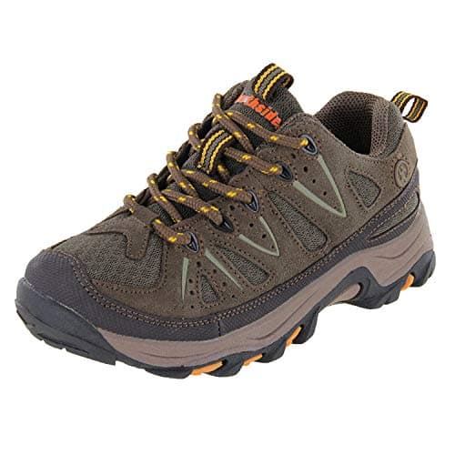 Northside Cheyenne JR Hiking Boot (Little Kid/Big Kid),Taupe/Mango,11 M US Little Kid