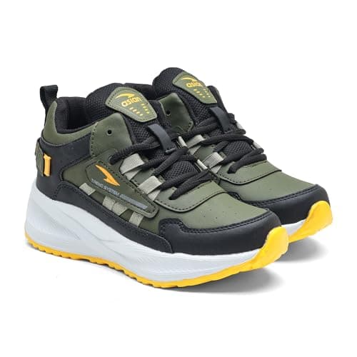 ASIAN Adventure-41 Kids High Top Sports Shoes for Boys & Girls | Lightweight Cushioned Shoes for Running & Play | Breathable Anti-Skid Shoes