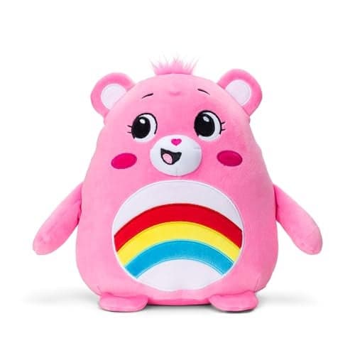 Care Bears Squishy 10 Plush Cheer Bear Pink Soft Huggable Squishy Material Good for Girls and Boys Employees Collectors Ages 4