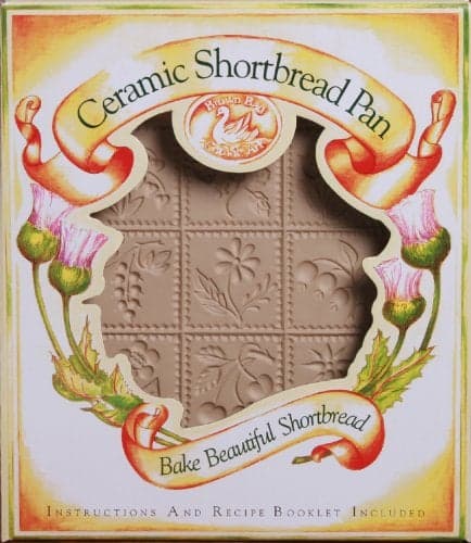 Brown Bag Flowers Berries Shortbread Cookie Pan