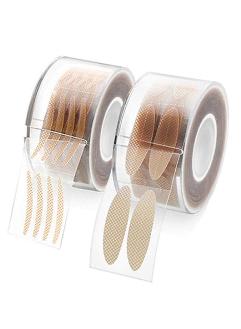 2Rolls - 600Pairs Invisible Lace One-sided Sticky Double Eyelid Tapes Stickers Eyelid Strips
