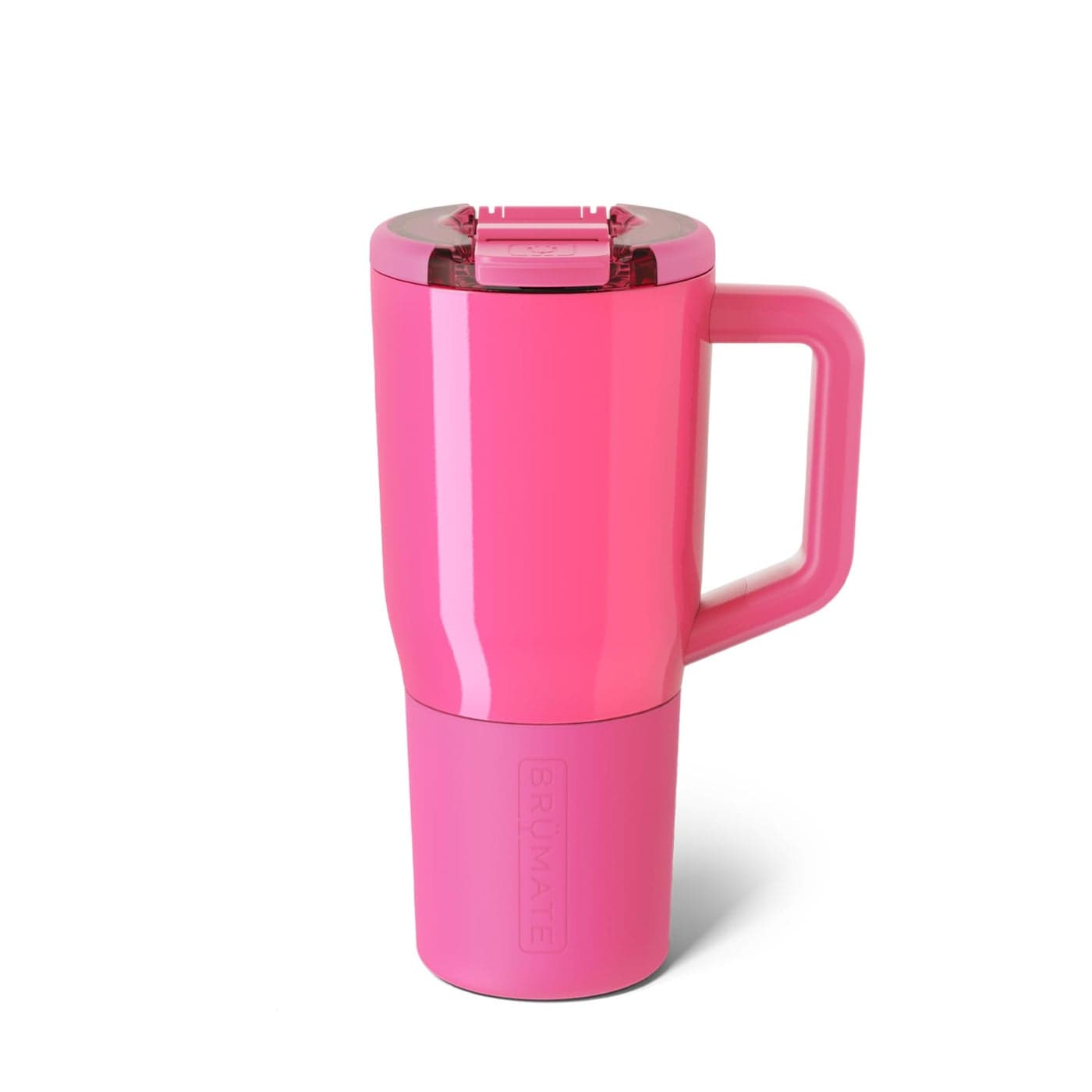 BrMate Mv 25oz 100 Leak Proof Insulated Coffee Mug with Handle Lid Stainless Steel Coffee Travel Mug Double Walled Coffee Cup Neon Pink