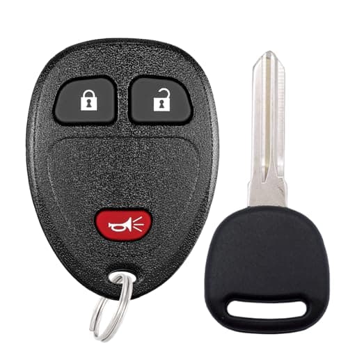 Key Fob Remote Replacement Fits for Chevy Silverado 1500 2500 Tahoe Suburban Avalanche Equinox GMC Sierra Acadia Yukon XL 2007 2008 2009 2010 2011 2012 2013 Express Traverse Keyless Entry 2 PCS