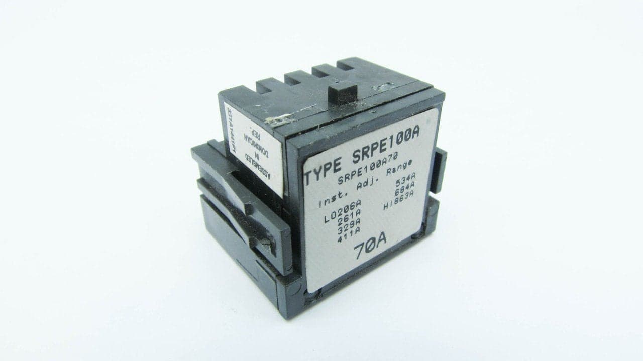 General Electric GESRPE100A70 GE SRPE100A70 70A Rating Plug Black