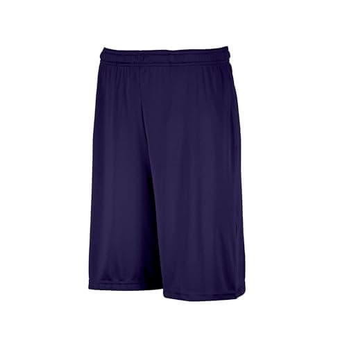 Russell Athletic Men's Dri-Power Performance Short with Pockets Shorts, Purple, S
