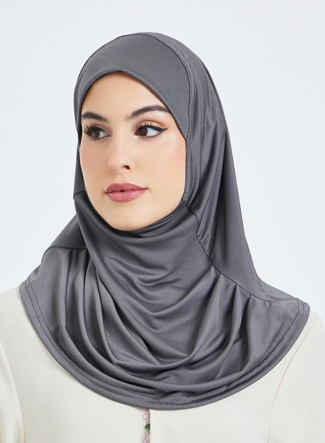 Grey Ready-to-Wear Hijab