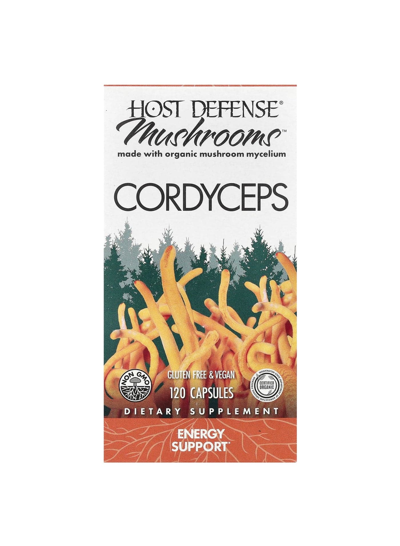 Mushrooms™, Cordyceps, 120 Capsules (0.5 g per Capsule)
