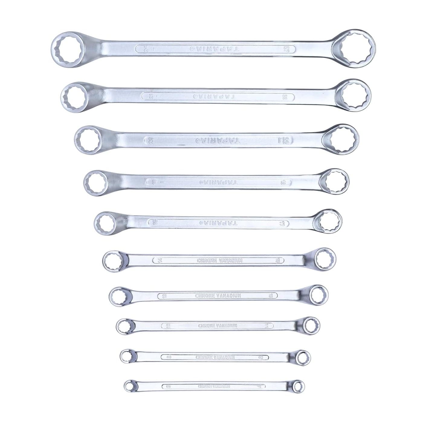 Taparia 1810 10Piecess Ring Spanner Set