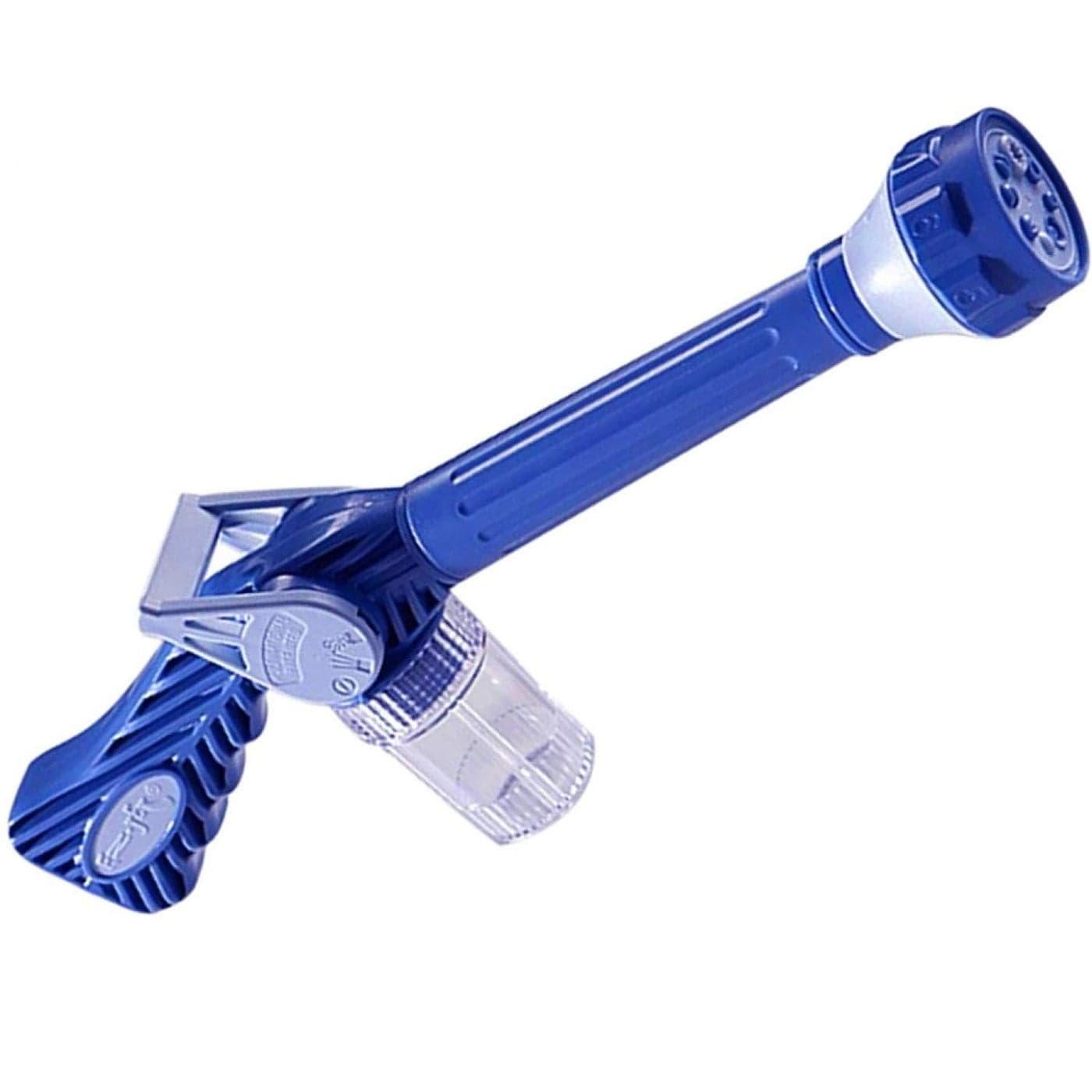 MEZON Plastic multipurpose Ez Jet Water Canon 8 in 1 Turbo Water Spray Gun For Gardening Car Wash Home Cleaning With Inbuilt Soap Dispenser Tank Multi Color