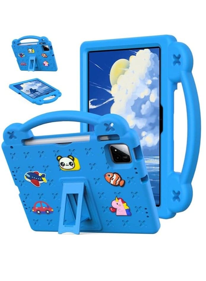 Tablet Case for Xiaomi Pad 7/Pad 7 Pro 11.2 Inch 2024, Kids Friendly Universal Shockproof Protective Case with Stand Handle