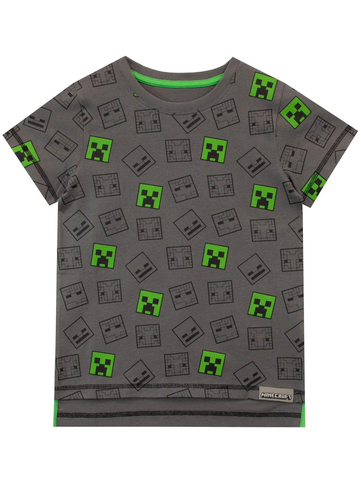Minecraft Boys T-Shirt Size 12 Multicoloured