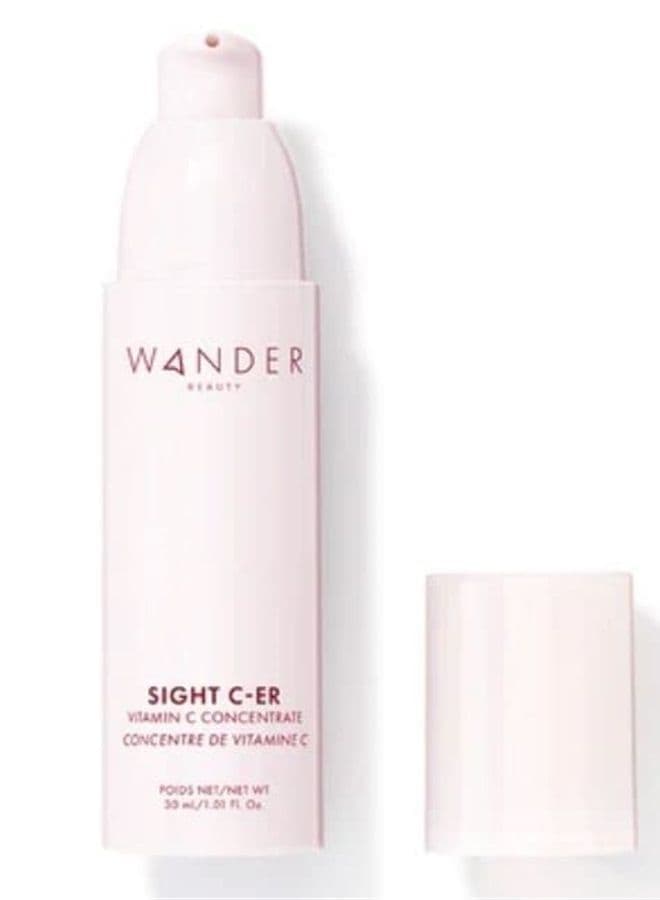 Sight C-er Vitamin C Concentrate - 20% Vitamin C Cream to Plump, Brighten, & Hydrate Face - Daily Brightening Moisturizer with Vitamin E, Kakadu Plum, Niacinamide, and Hyaluronic Acid