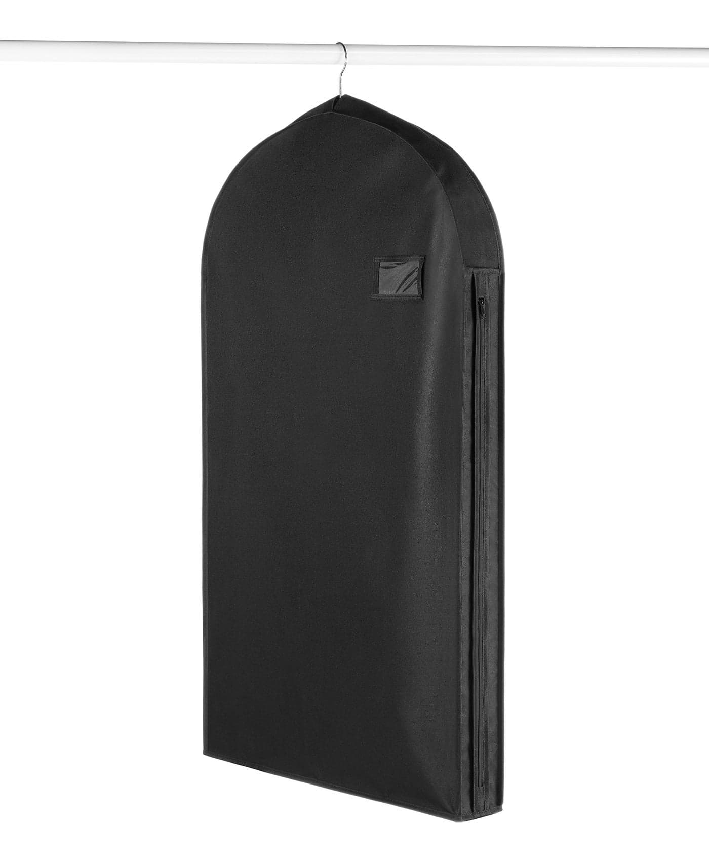 Whitmor Deluxe Zippered Suit Bag Black