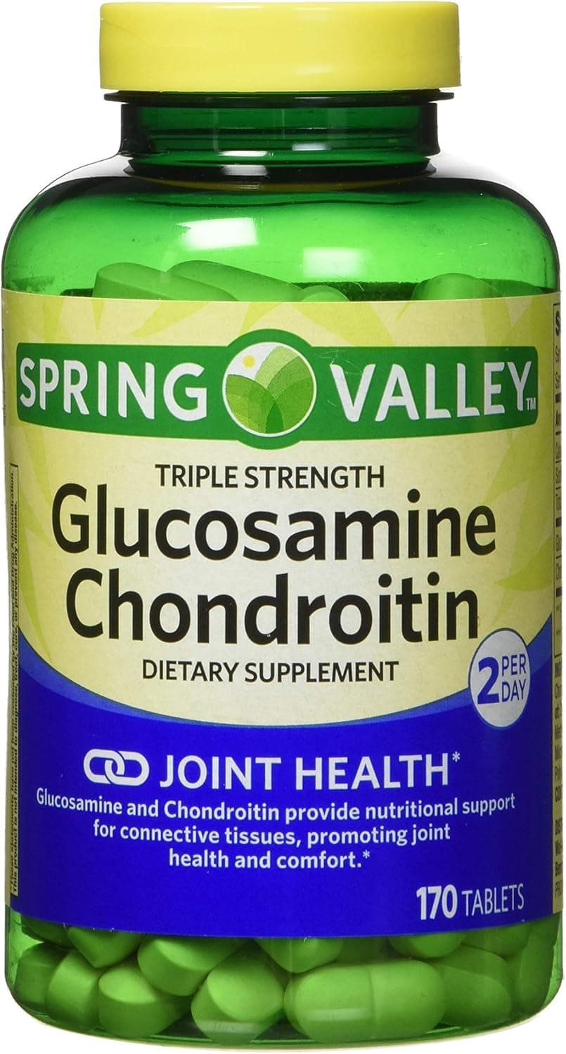 Spring Valley Glucosamine Chondroitin Triple Strength 340 Tablets Twin Pack