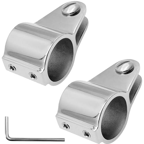 YANYUCB Bimini Top Jaw Slide Marine Stainless Steel 316 Heavy Duty Boat Bimini Canopy Fitting Hardware Tube Marine for Boat Yacht (C-1 inch, 2 Pack)