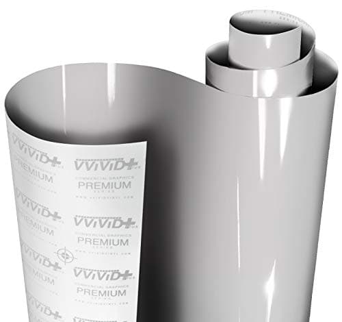 VViViD Ultra Gloss Light Chalk Grey Vinyl 6ft x 5ft