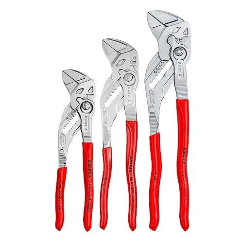 KNIPEX 00 20 06 US2 3Piece 7 10 and 12 Pliers Wrench Set