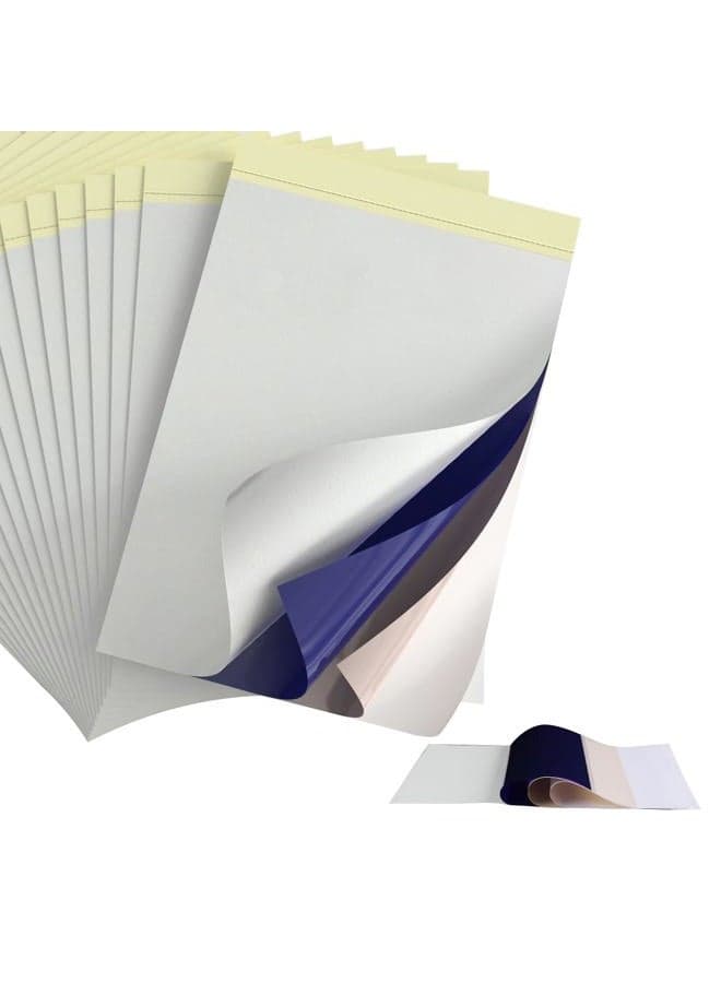 Tattoo Transfer Paper - 10 Sheets Thermal Stencil Paper for Tattooing A4 Size 4 Layers DIY Tattoo Tracing Paper Tattoo Transfer Kit Compatible with Tattoo Printer Machine Tattoo Supplies