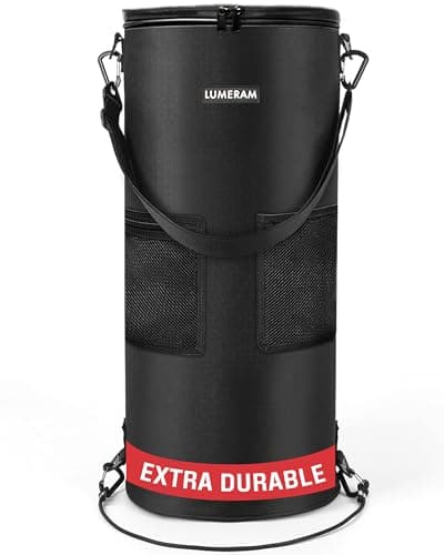 LUMERAM Premium Boat Trash Can with 2 Side Pockets and Bottom Zipper Opening 100 Odor Leak Resistant Boat Trash Bag Easy to Install Clean Compatible with 1013 Gal Garbage Bag