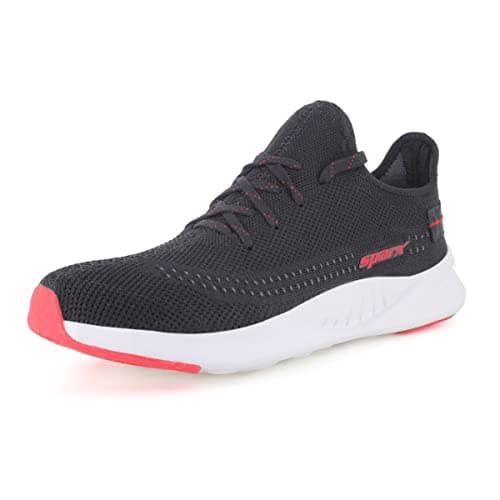SPARX Mens Sx9038g Black Red Running Shoe - 9 UK (SX9038G)