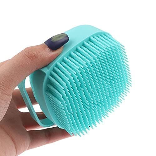 ETSAP Body Scrubber with Soap Dispenser Brush, Silicone Exfoliating Brushes, Soft Body Exfoliator, Bath Loofah for Babies, Kids, Women, Men and Pets (Multicolor) - Pack of 1