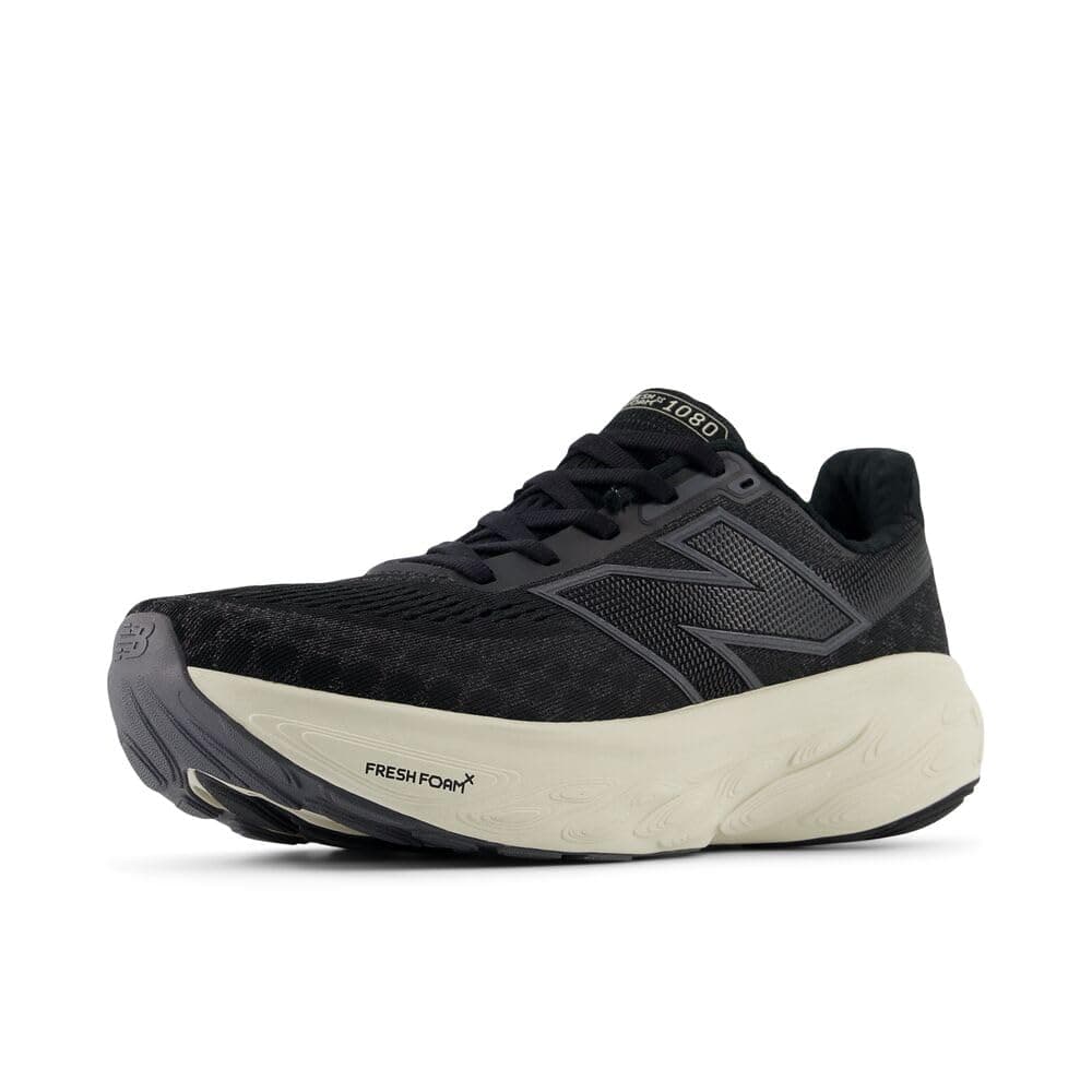 New Balance Womens Fresh Foam X 1080 V14 Running Shoe BlackPhantomSea Salt 75 Narrow