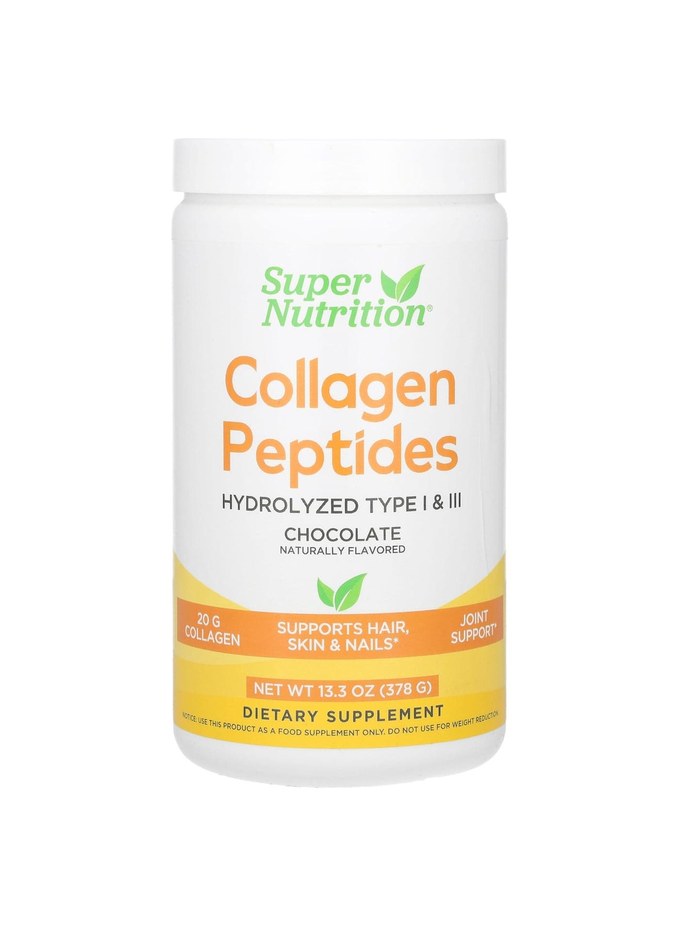 Collagen Peptides, Chocolate, 13.33 oz (378 g)