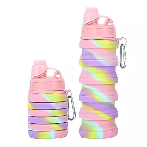 Trusmile Silicone Sipper Bottle for Kids (Pink)
