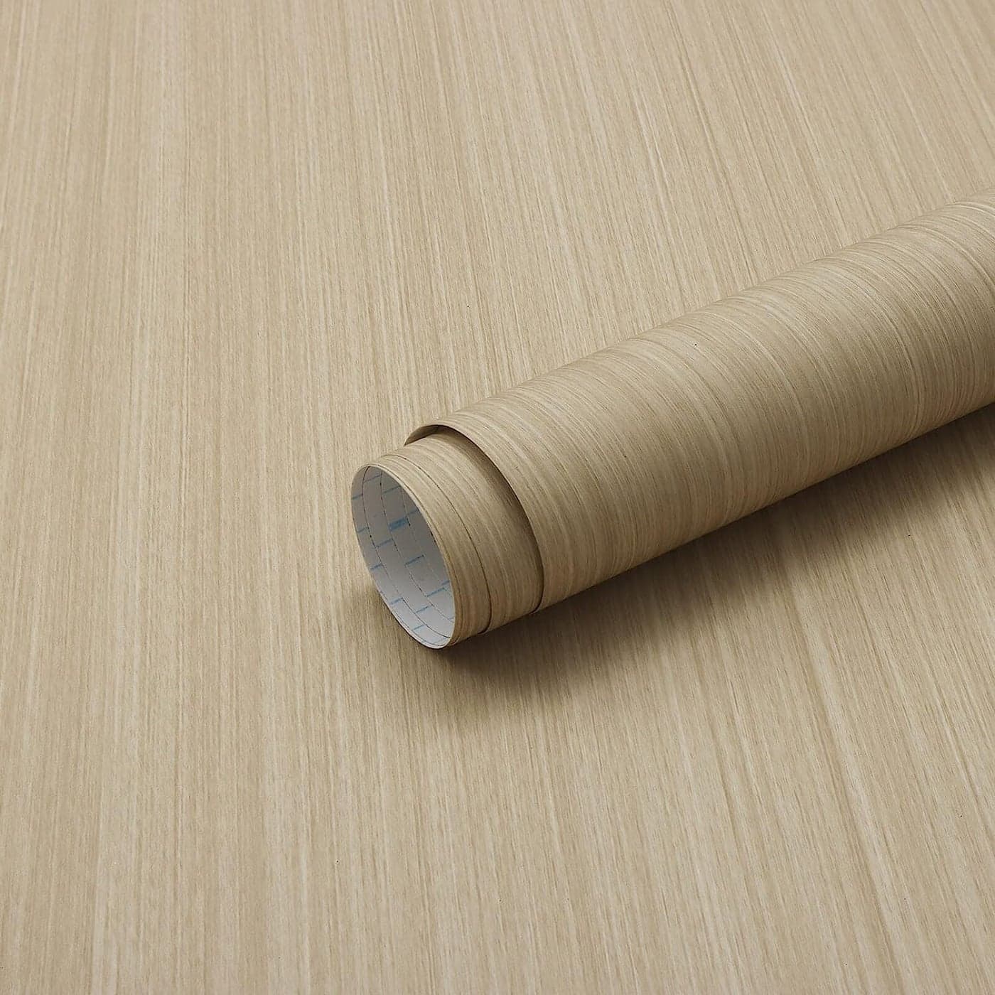 AMAZBIRD Self Adhesive Thick Wood Vinyl Shelf Cabinets Liner Furniture Paper Wallpaper for Walls Kitchen Cabinets Shelves Table Countertop 24 X 48 Inch Light Oak