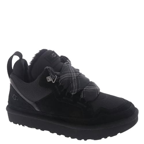 UGG Women's Lowmel Sneaker, Black, 7