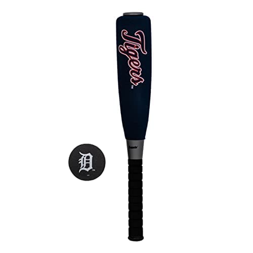 Franklin Sports MLB Detroit Tigers Team Jumbo Foam Bat and Ball Set, 21-Inch, Blue
