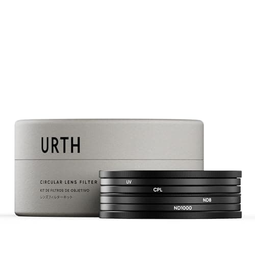 Urth 82mm 4-in-1 Lens Filter Kit (Plus+) - UV, CPL, Neutral Density ND8, ND1000, Multi-Coated Optical Glass, Ultra-Slim Camera Lens Filters