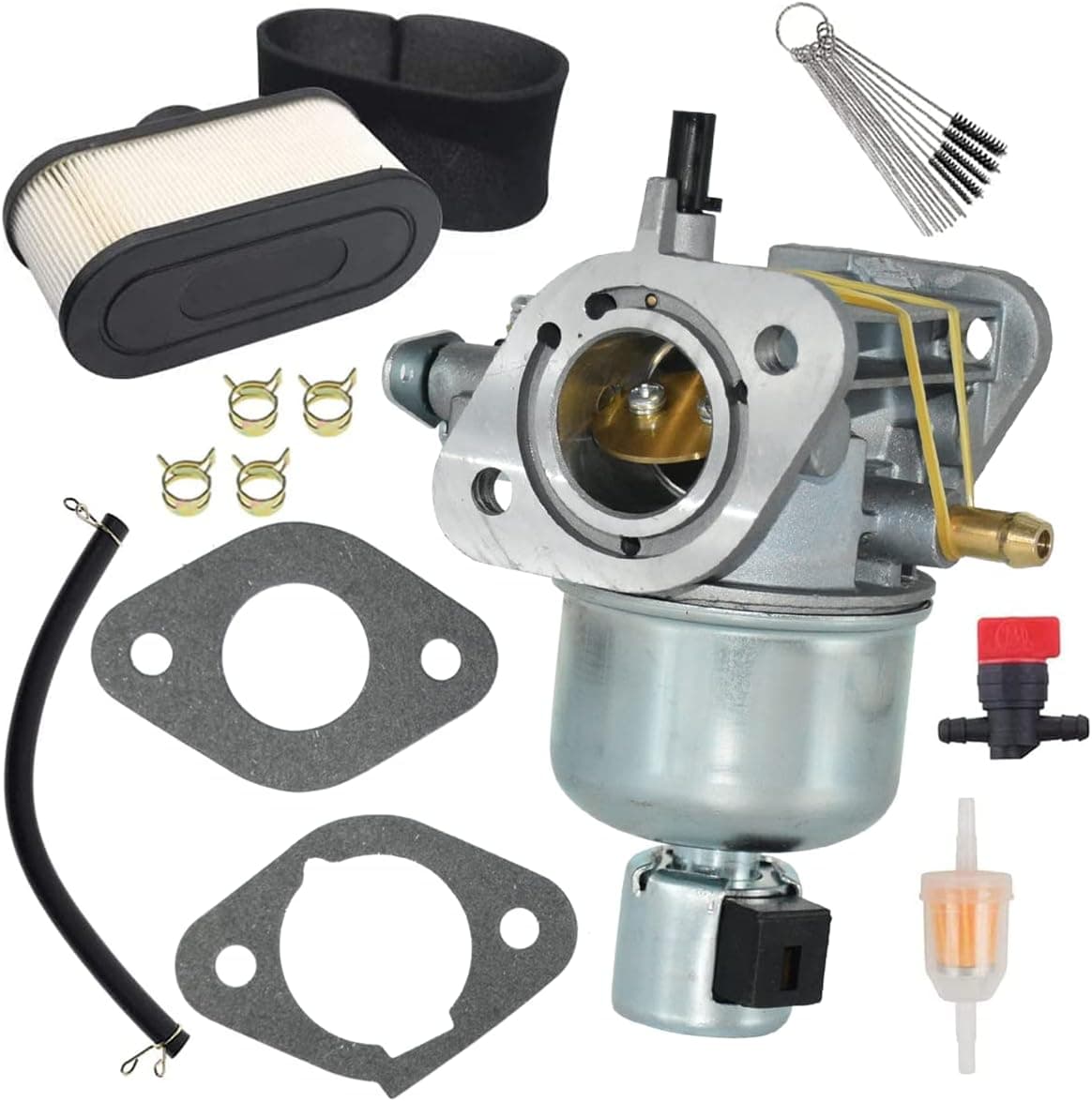 Cylinman 15004-0827 Carburetor Kit for Kawasaki FS481V FH580V FS541V FR600V Engines with Air Filter