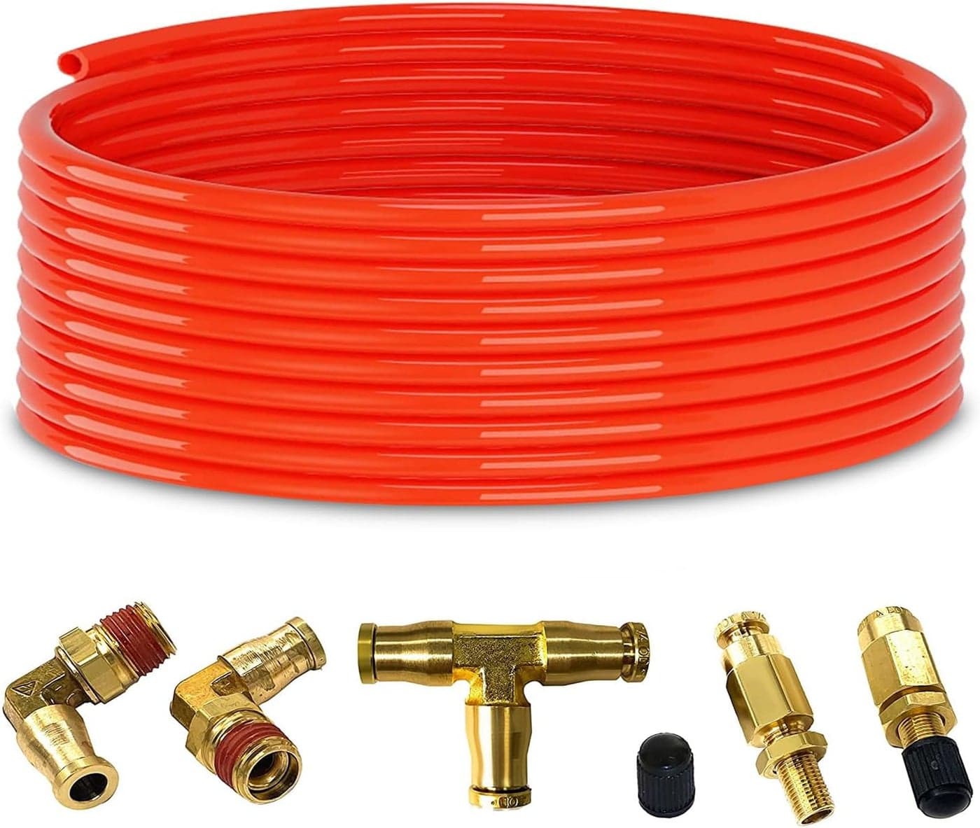 TORQUE Air Line Service Kit for Air Bags with 20 Feet Tubing and Fittings