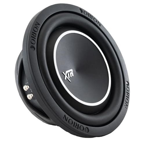Orion XTR Series XTR8SWD2 Free Air Slim Shallow Mount 8” Car Subwoofer, 1200W Max Power, 300W RMS, Dual 2 Ohm, UV Coated Cone, NBR Surround – OEM Sub Replacement Compact for Lexus, BMW, Nissan, & More